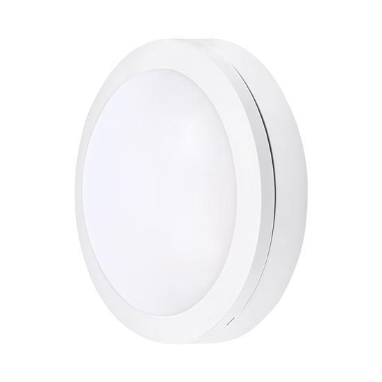 Solight LED venkovní osvětlení SIENA kulaté, bílé, 13W, 910lm, 4000K, IP54, 17cm, Neutrální bílá + akční cena WO746-W
